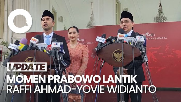 Video: Lihat Lagi Momen Raffi Ahmad-Yovie Dilantik Jadi Utusan dan Stafsus Presiden