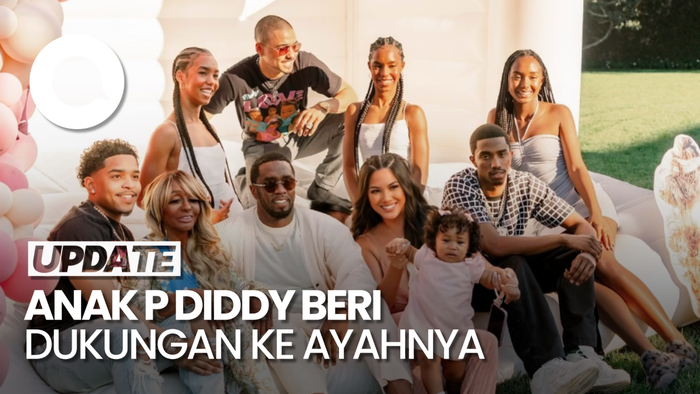 Video Dukungan Anak-anak P Diddy ke Ayahnya: Kami Bersatu Mendukungmu