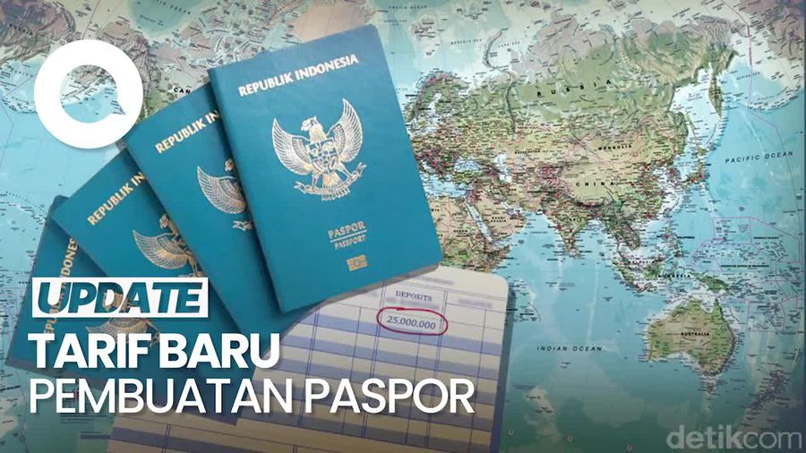 Video: Tarif Baru Pembuatan Paspor, Masa Berlaku 5 dan 10 Tahun Beda Harga