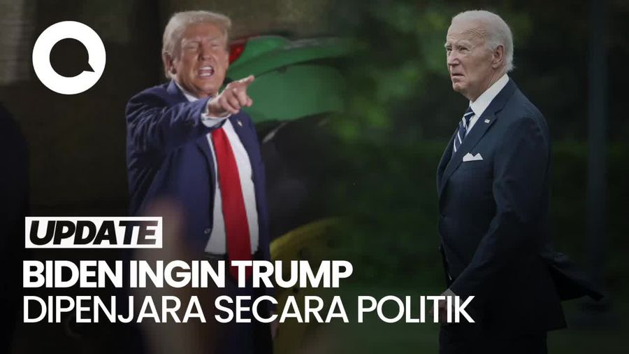 Video: Biden Sampaikan Niatnya Memenjarakan Trump Secara Politik