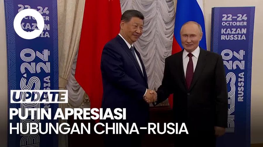 Video: Momen Pertemuan Putin dan Xi Jinping di KTT BRICS