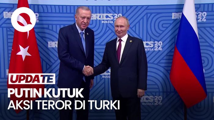 Video: Putin Ucapkan Belasungkawa ke Erdogan Atas Aksi Teror di Turki