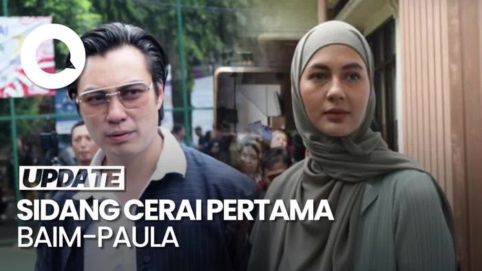 Video: Baim Wong dan Paula Verhoeven Jalani Sidang Cerai Pertama