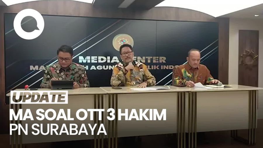 Video: MA Hormati Kejagung Tangkap 3 Hakim yang Vonis Bebas Ronald Tannur