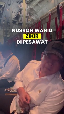 Video: Momen Nusron Wahid Zikir saat Naik Super Hercules ke Akmil Magelang