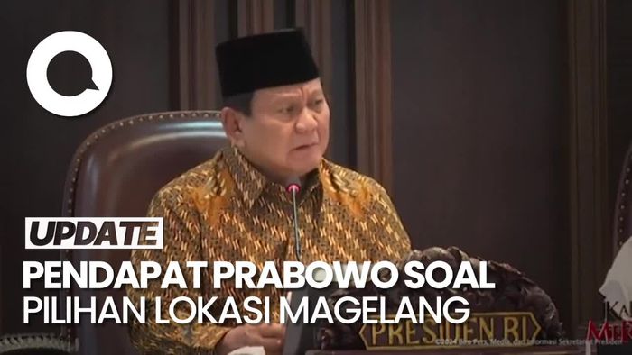 Video: Prabowo Ungkap Alasan Pilih Magelang Jadi Lokasi Retret Kabinet Merah Putih 
