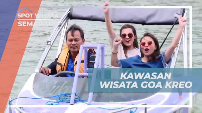 Keliling Goa Kreo dengan Speedboat di Semarang