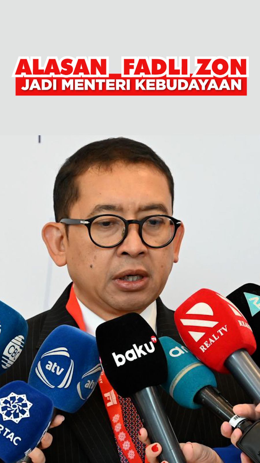 Video: Fadli Zon Ungkapkan Alasan Prabowo Menunjuknya Jadi Menteri Kebudayaan