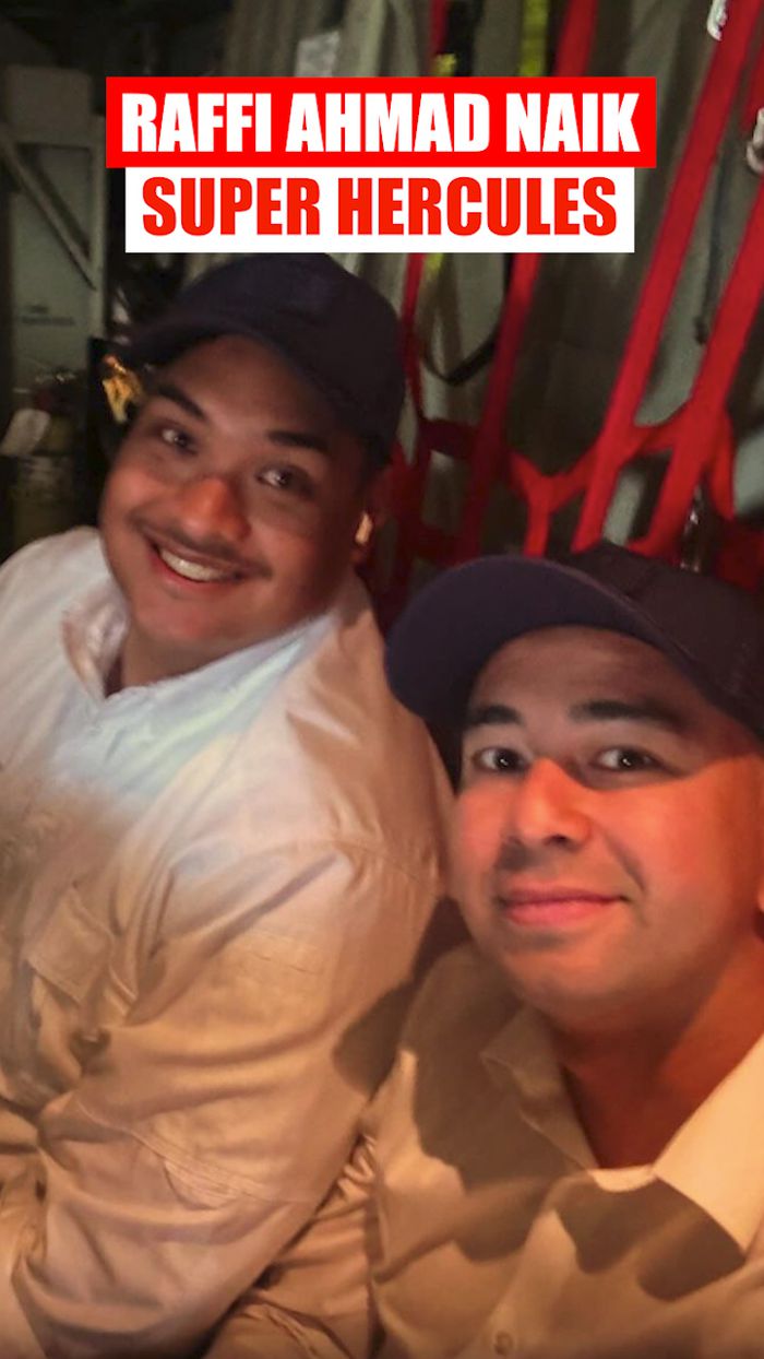 Video: Potret Raffi Ahmad Berangkat ke Akmil Magelang Naik Super Hercules 