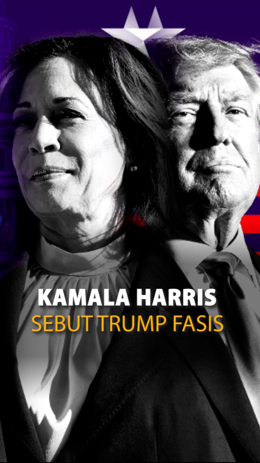 Video Kamala Harris Sebut Trump Ingin Seperti Adolf Hitler