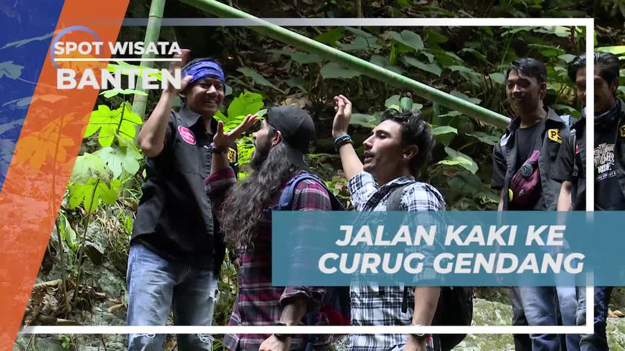 Jelajahi Hutan Menuju Curug Gendang Banten 