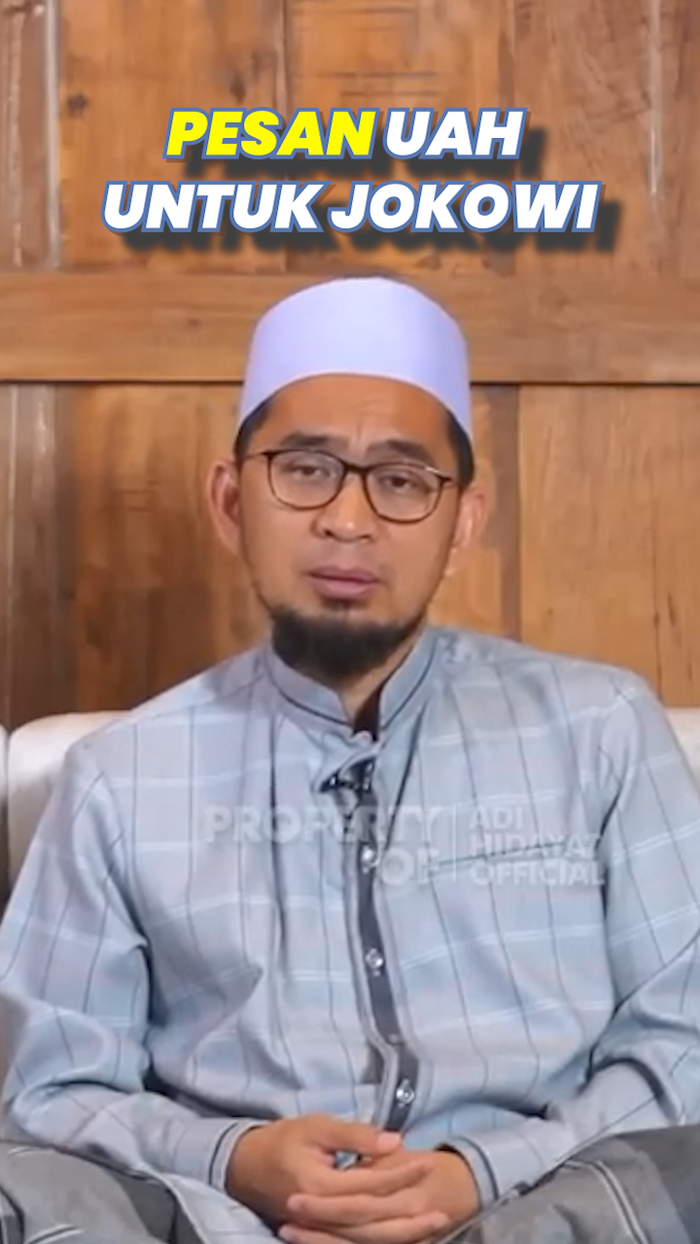 Video: Ustaz Adi Hidayat Kasih Pesan ke Jokowi yang Purnabakti