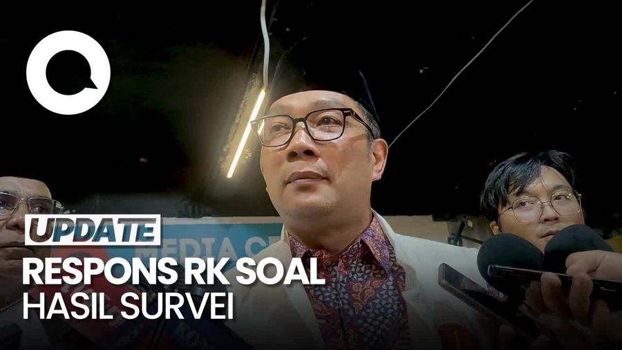Video RK soal Hasil Survei Elektabilitas: Bukan Penentu Takdir