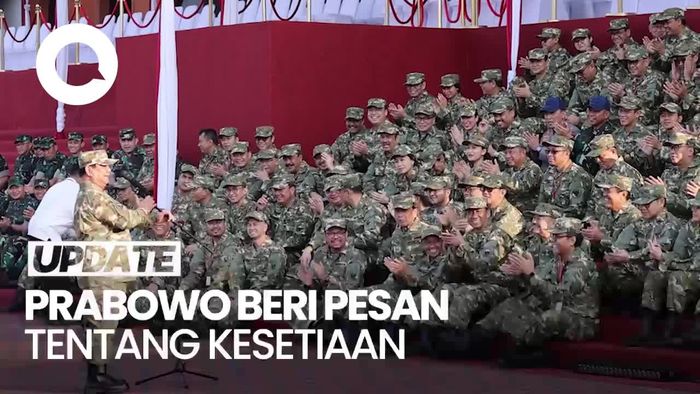 Video Pesan Prabowo ke Kabinetnya di Akmil: Disiplin dan Setia ke Bangsa