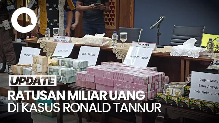 Video: Penampakan Uang Nyaris Rp 1 T di Kasus Suap Ronald Tannur