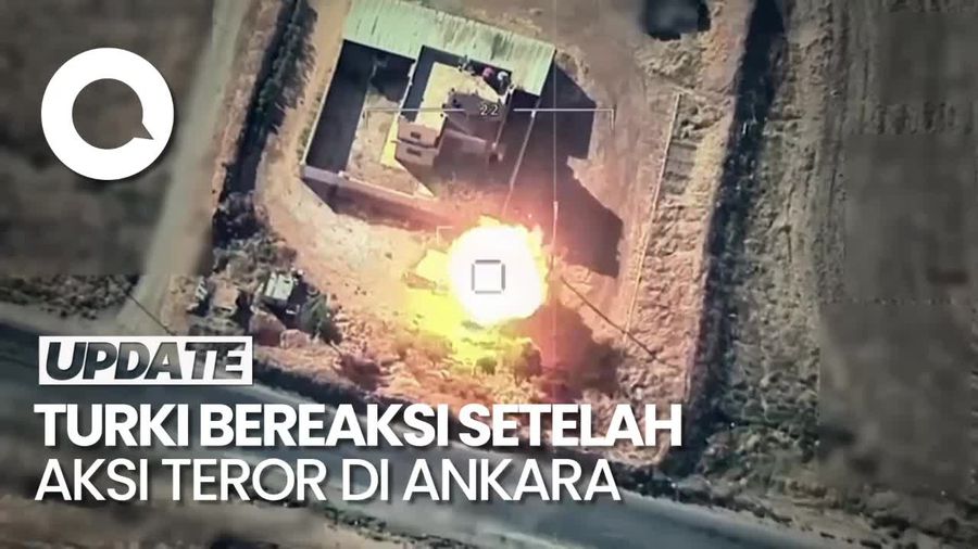 Video: Turki Serang Markas Militan Kurdi Buntut Serangan Teror di Ankara