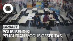  Detik-detik Pencurian Modus Geser Tas di Kampus Depok