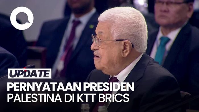 Video Pernyataan Presiden Palestina: Minta Gencatan Senjata di Gaza-Gabung BRICS