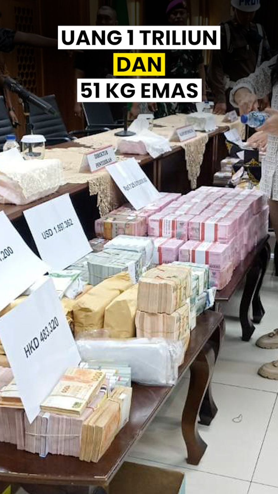 Video Kejagung Sita Uang Nyaris 1 T-51 Kg Emas dari Eks Pejabat MA Zarof Ricar