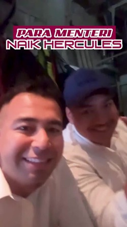 Video: Keceriaan Para Menteri-Raffi Ahmad ke Magelang Naik Hercules