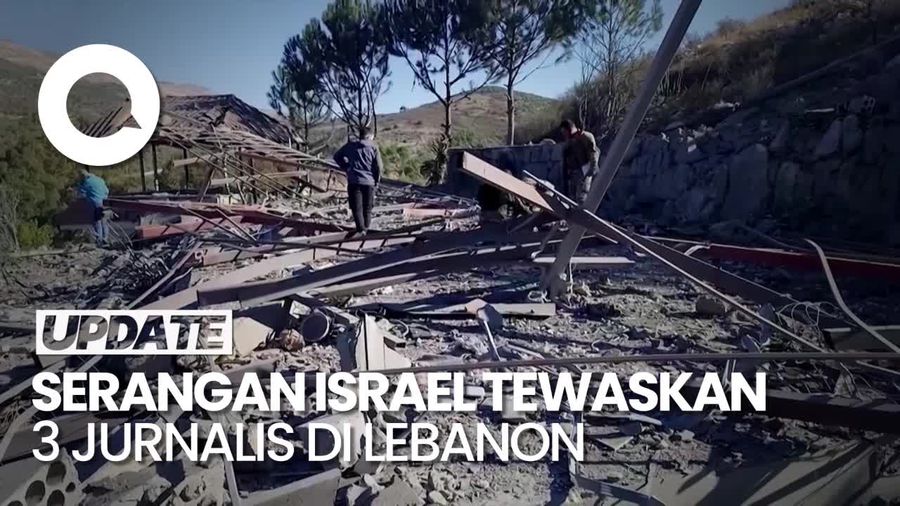 Video: Israel Serang Wisma Wartawan di Lebanon, 3 Jurnalis Tewas