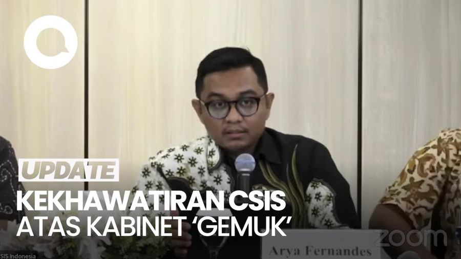 Video: CSIS Khawatir Kabinet Gemuk Picu Kompetisi Internal Antar Partai Koalisi