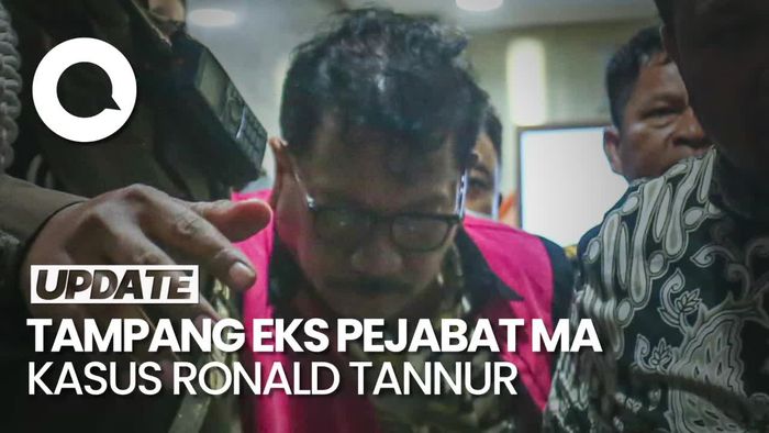 Video: Tampang Eks Pejabat MA, Tersangka Dugaan Suap Kasasi Ronald Tannur