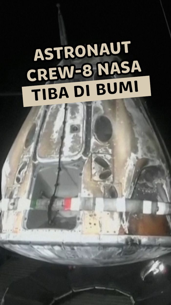 Video Kepulangan Astronaut Crew-8 NASA ke Bumi