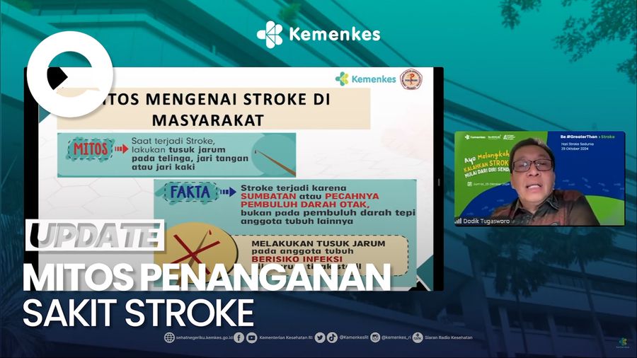 Video Penjelasan Dokter soal Mitos Tusuk Jarum Jika Kena Stroke