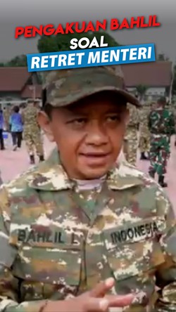 Video: Menteri Bahlil Ngaku Susah Bangun Pagi saat Ikut Retret