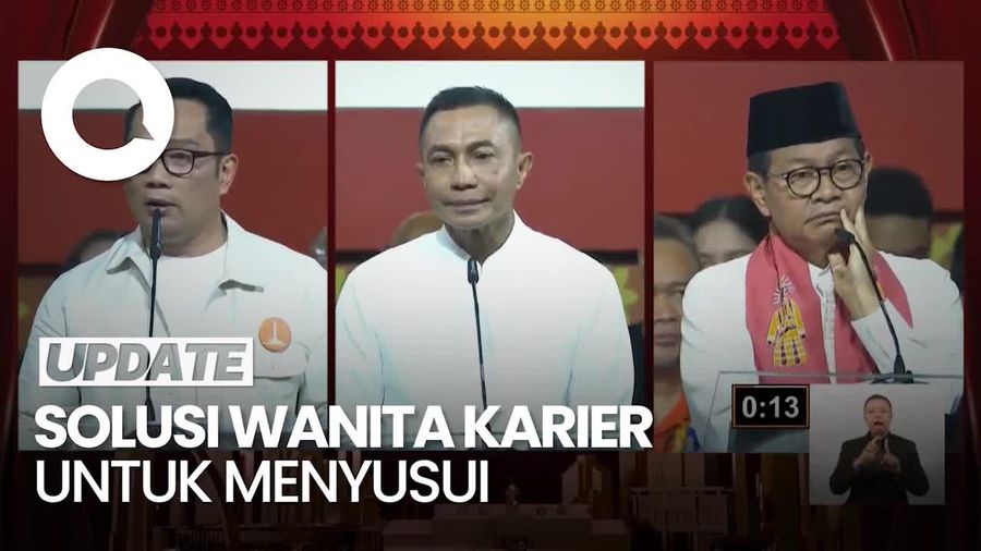 Video Solusi 3 Paslon soal ASI Eksklusif: Cuti Menyusui Vs Daun Katuk Vs Day Care