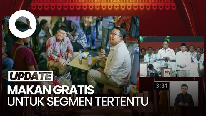 Video RK Buka Debat: Makan Gratis Pak Prabowo Kami Tambah