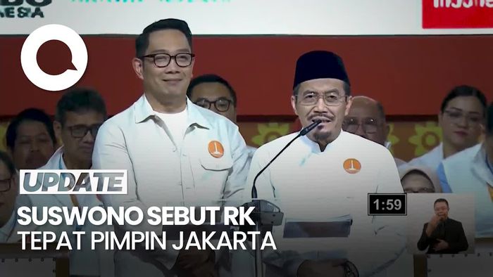 Video Suswono: RK Pernah Pimpin Bandung-Jabar, Sangat Tepat Pimpin Jakarta
