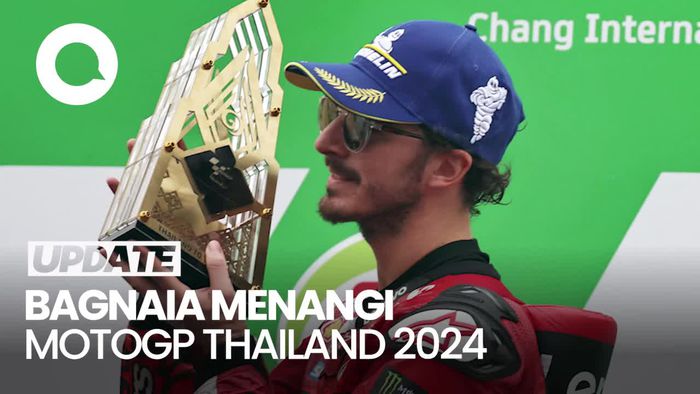 Video: Bagnaia Juara MotoGP Thailand 2024, Marquez Crash
