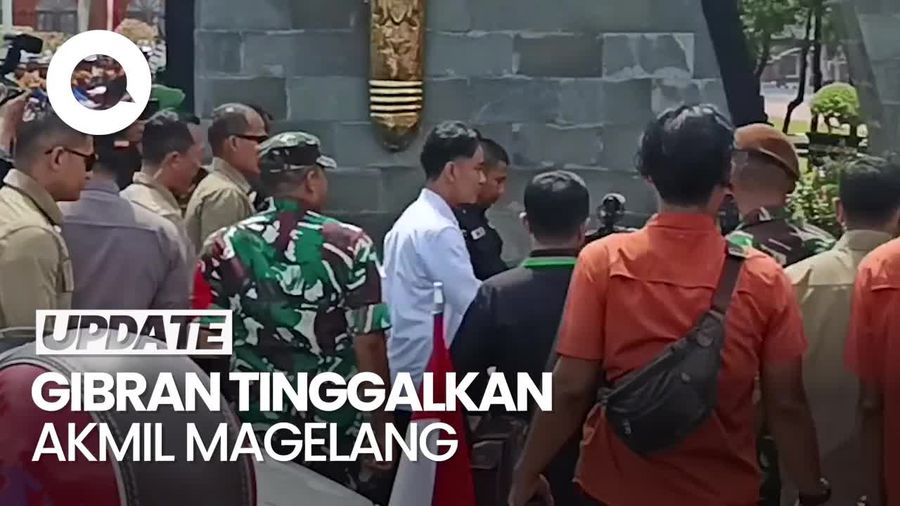 Video: Wapres Gibran Tinggalkan Akmil Magelang Setelah Ikuti Retret