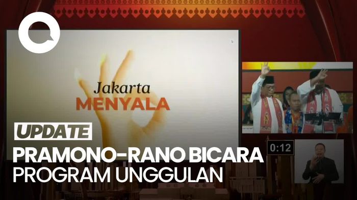 Video Kata Penutup Pramono-Rano Seusai Debat Kedua Pilgub Jakarta