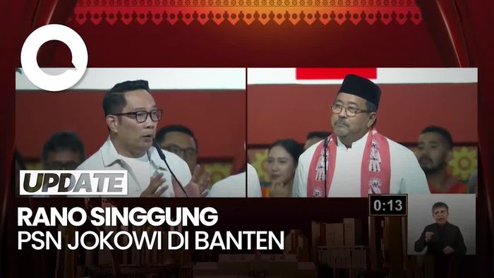 Video: Rano Singgung PSN Jokowi di Banten, RK: Tapi IPM Turun, Bukan Naik