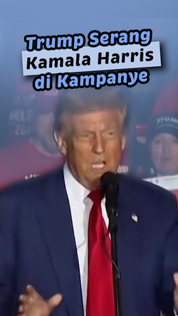 Video: Trump Sebut Kamala Harris Bencana, Singgung Tragedi 7 Oktober