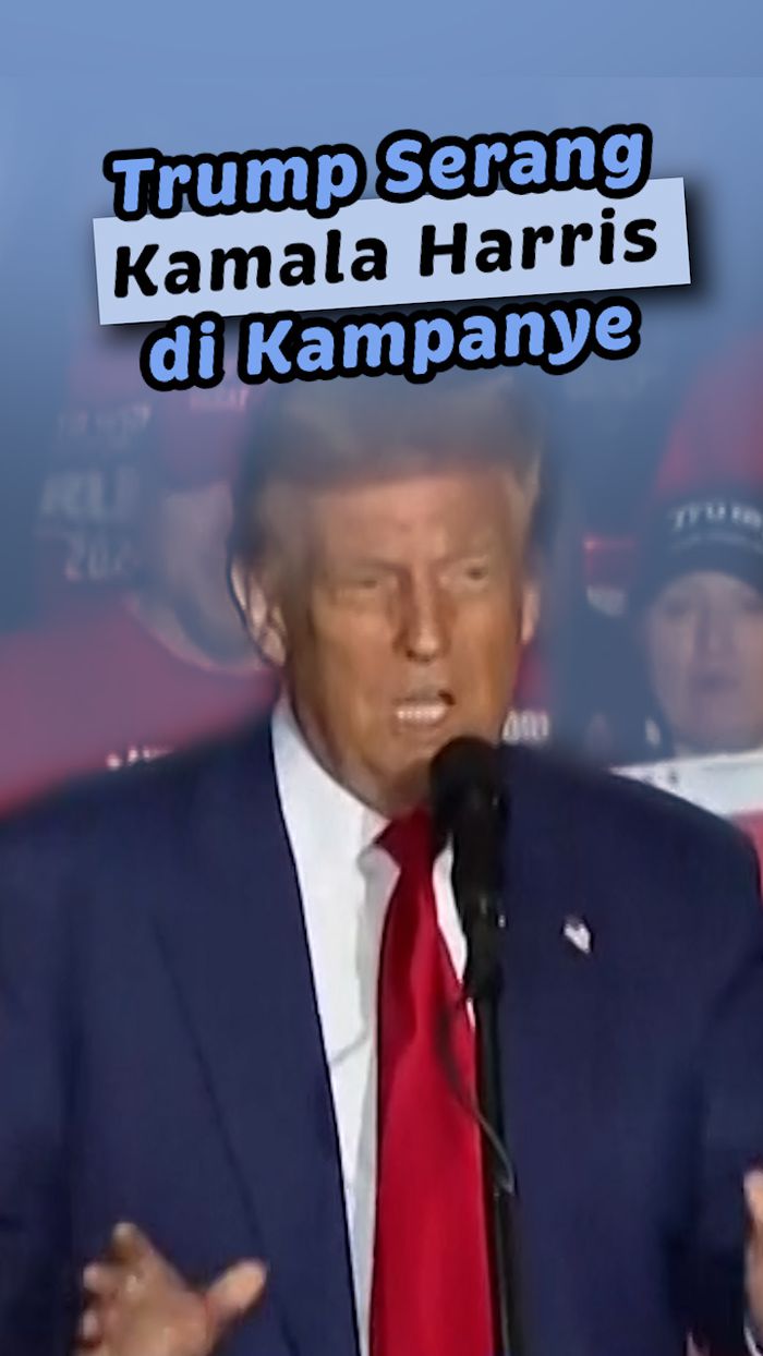 Video: Trump Sebut Kamala Harris Bencana, Singgung Tragedi 7 Oktober