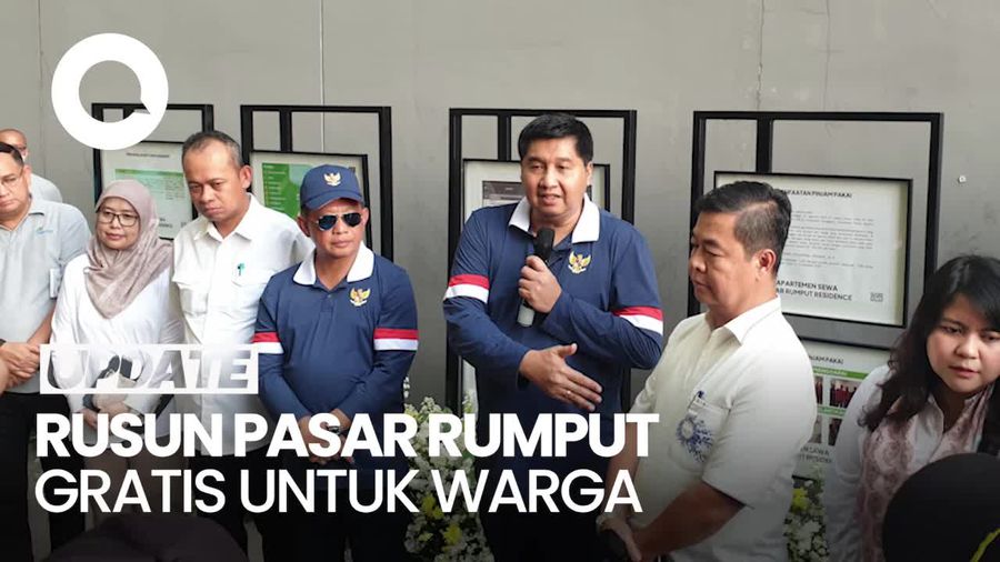 Video: Menteri Ara Gratiskan Rusun Pasar Rumput untuk Wong Cilik