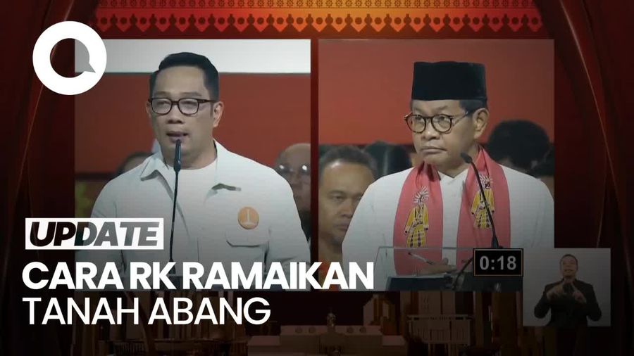 Video: Jurus RK Ramaikan Tanah Abang, Gelar Festival-Beri Akses Permodalan