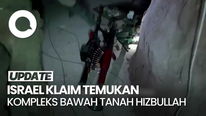 Video: Penampakan Kompleks Bawah Tanah Hizbullah yang Diklaim Ditemukan Israel