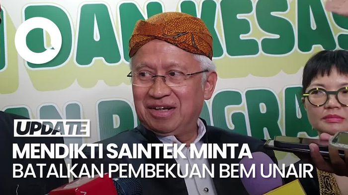 Video: Mendikti Saintek Tanggapi Isu Pembekuan BEM FISIP Unair