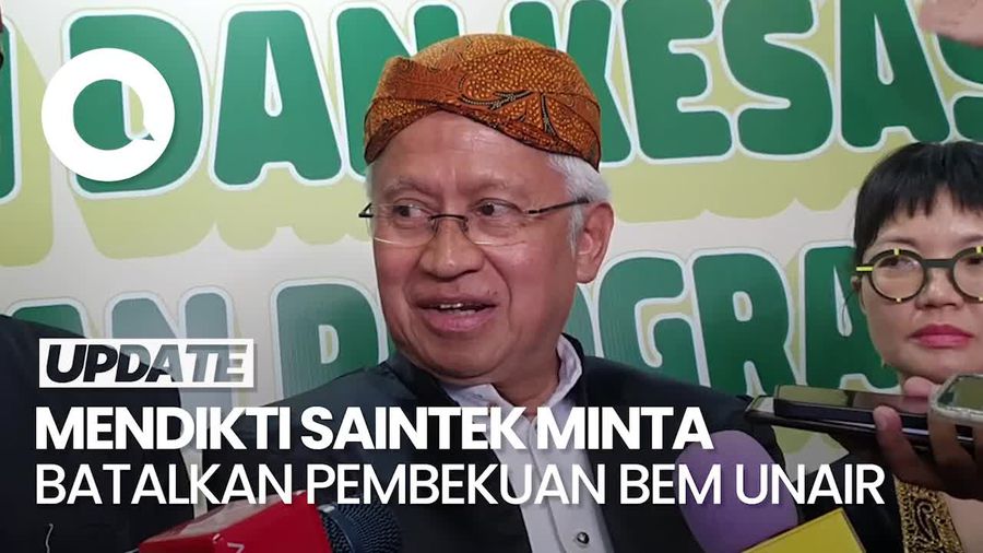 Video: Mendikti Saintek Tanggapi Isu Pembekuan BEM FISIP Unair