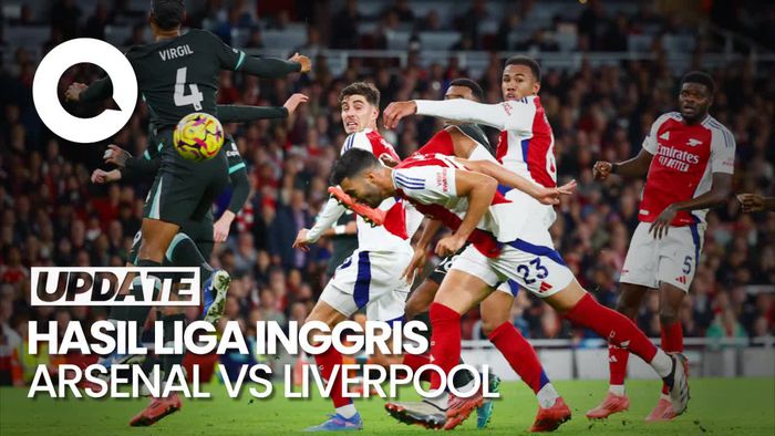 Video: Saling Berbalas Gol, Arsenal Ditahan Imbang Liverpool 2-2