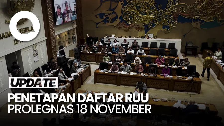 Video Daftar RUU Prolegnas 2025-2029 Akan Ditetapkan 18 November