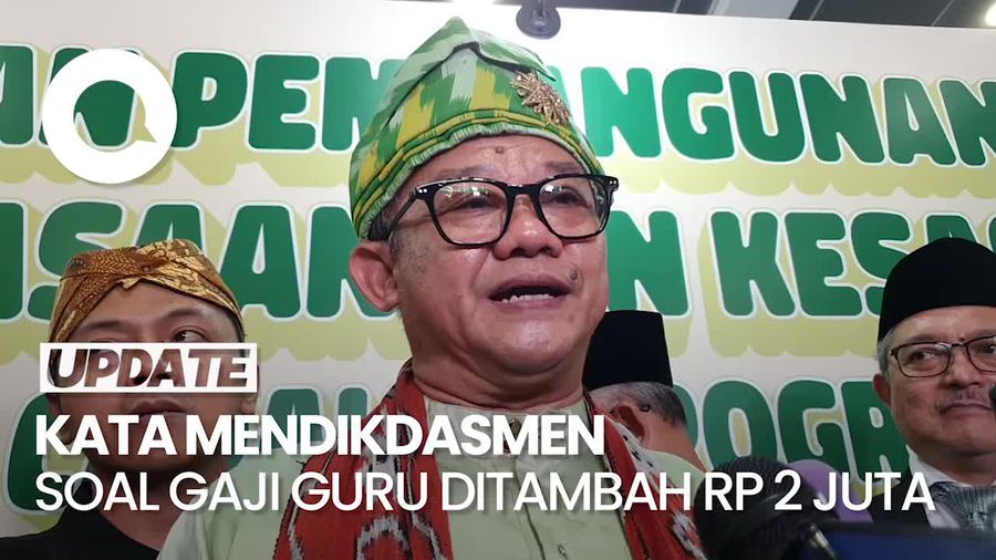 Video: Mendikdasmen Sebut Kenaikan Gaji Guru Sedang Dikaji