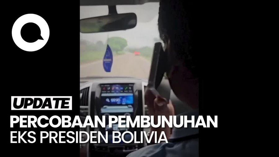 Video: Detik-detik Mantan Presiden Bolivia Lolos dari Penembakan