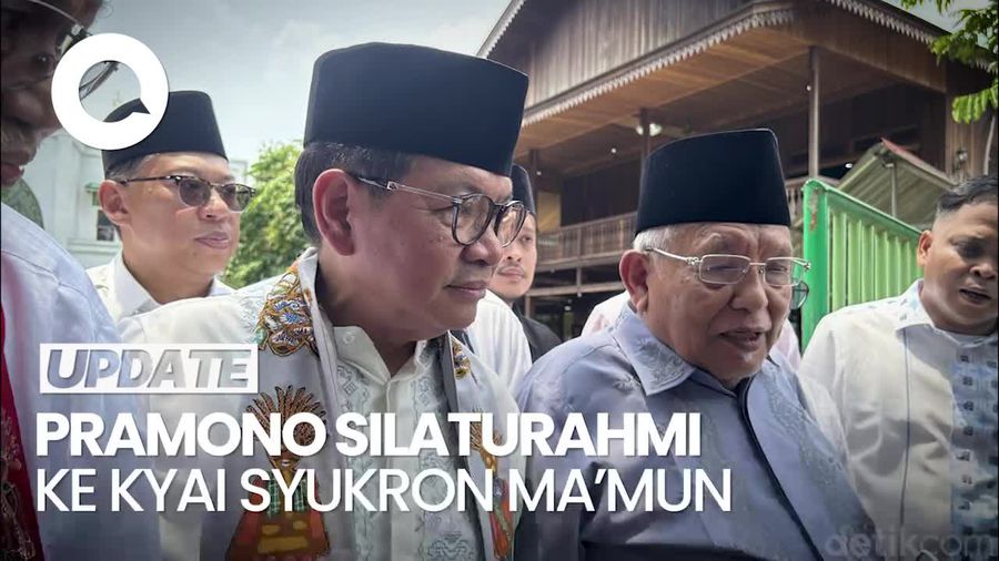 Video Pramono Kunjungi Kyai Syukron Mamun: Ini Jagoan Singa Podium