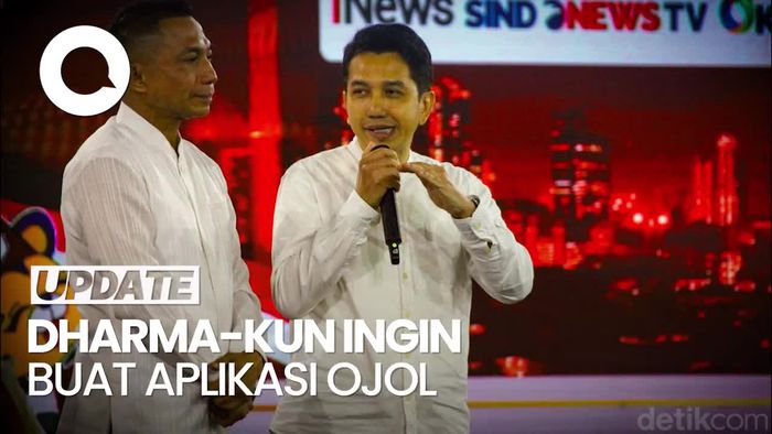 Video Dharma-Kun Ingin Buat Aplikasi Ojol Jika Menang: Pengemudi Dapat BPJS